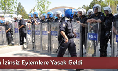 Çorum’da İzinsiz Eylemlere Yasak Geldi