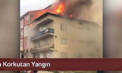 Çorum’da Korkutan Yangın