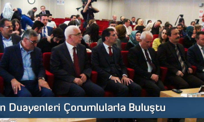 İstihdamın Duayenleri Çorumlularla Buluştu