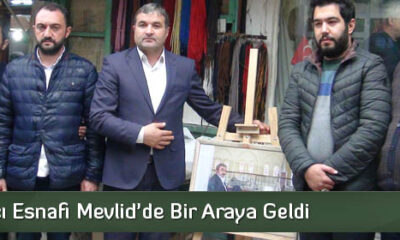 Kunduracı Esnafı Mevlid’de Bir Araya Geldi