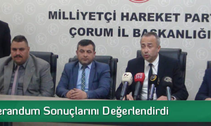 MHP Üzerine Düşeni Yaptı