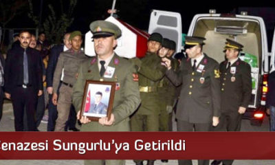 Şehidin Cenazesi Sungurlu’ya Getirildi