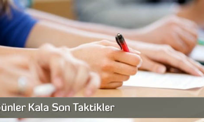 TEOG’a Günler Kala Son Taktikler