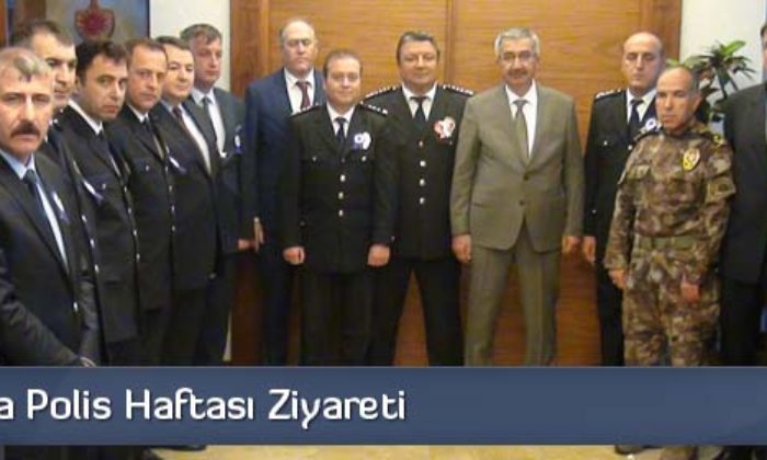 Vali Kılıç’a Polis Haftası Ziyareti