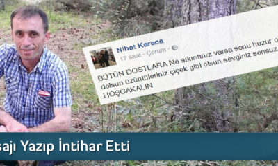 Veda Mesajı Yazıp İntihar Etti