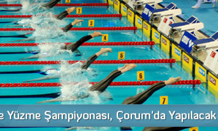 7.Türkiye Yüzme Şampiyonası, Çorum’da Yapılacak