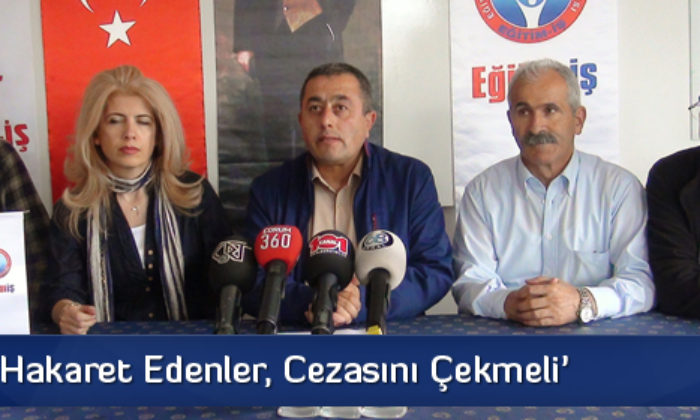 Atatürk’e Hakerete, Eğitim-İş’ten Tepki