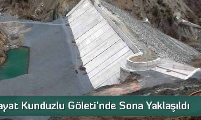 Çorum Bayat Kunduzlu Göleti’nde Sona Yaklaşıldı