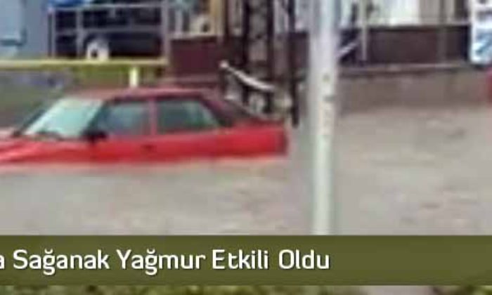 Çorum’da Sağanak Yağmur Etkili Oldu