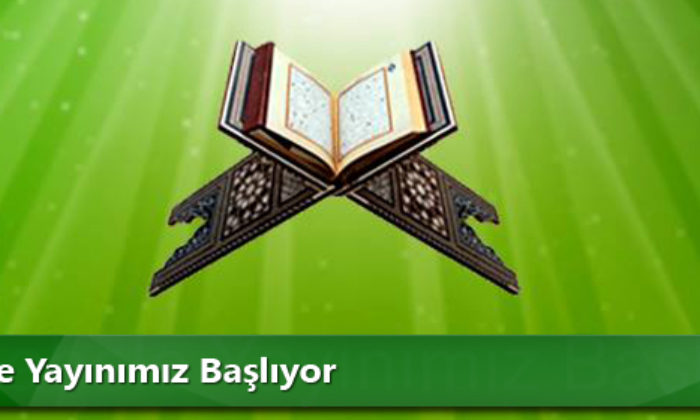 Mukabele Yayınımız Başlıyor