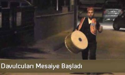 Ramazan Davulcuları Mesaiye Başladı