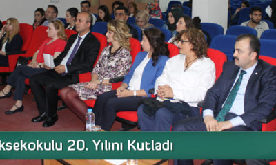 Sağlık Yüksekokulu 20. Yılını Kutladı