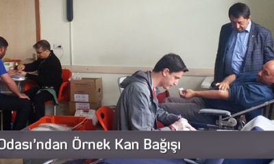 Şoförler Odası’ndan Örnek Kan Bağışı