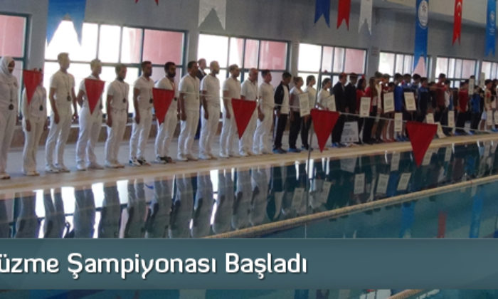 Türkiye Yüzme Şampiyonası Başladı