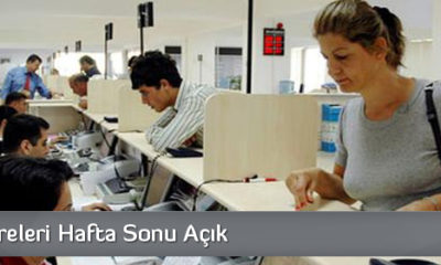 Vergi Daireleri Hafta Sonu Açık