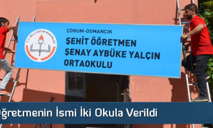 Aybüke Öğretmenin İsmi Okula Verildi