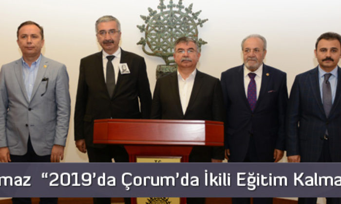 Milli Eğitim Bakanı Çorum Valiliğini Ziyaret Etti