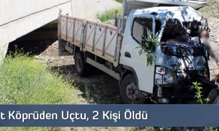 Kamyonet Köprüden Uçtu