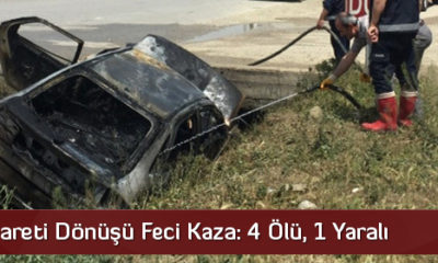 Sungurlu’da Feci Kaza: 4 Ölü, 1 Yaralı