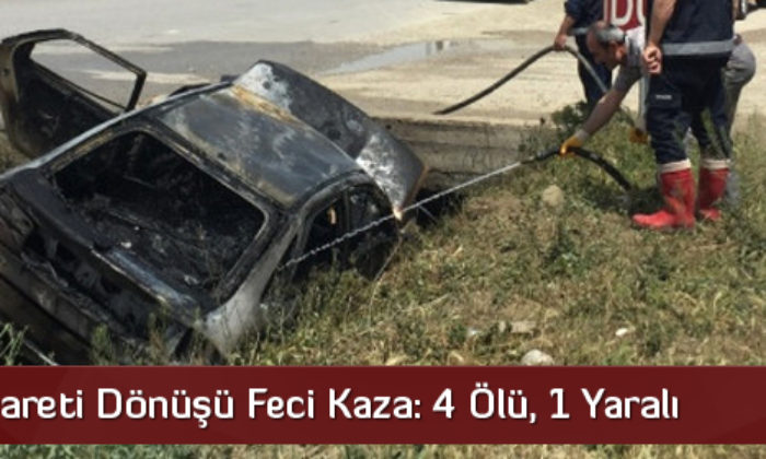 Sungurlu’da Feci Kaza: 4 Ölü, 1 Yaralı