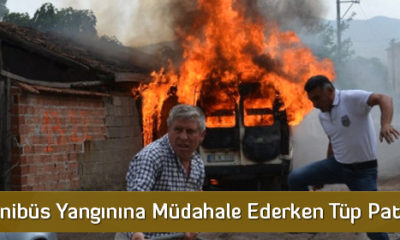 Minibüs Alev Alev Yandı