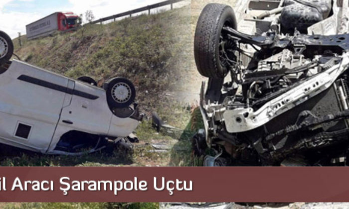 Para Nakil Aracı Şarampole Uçtu