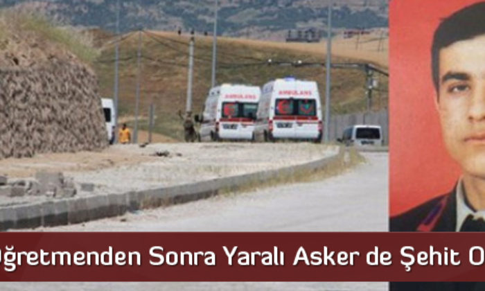 Aybüke Öğretmenden Sonra Yaralı Asker De Şehit Oldu