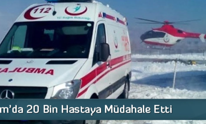 112, 20 Bin Hastaya Müdahale Etti