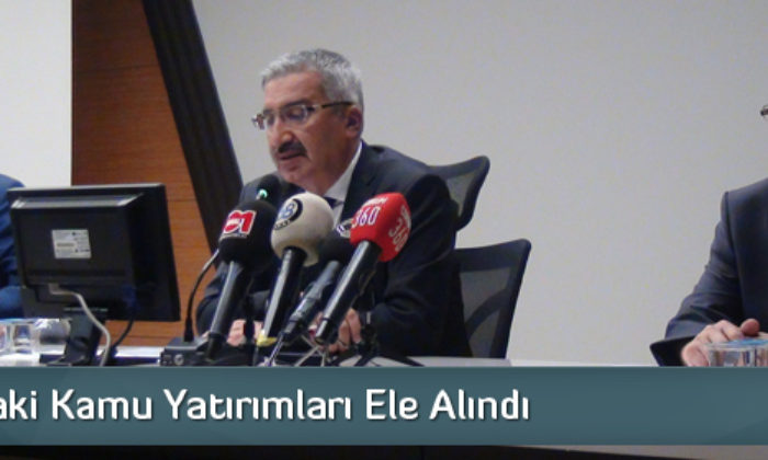 Çorum’daki Kamu Yatırımları Ele Alındı