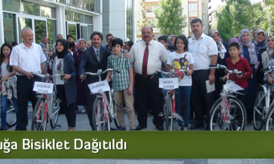 100 Çocuğa Bisiklet Dağıtıldı