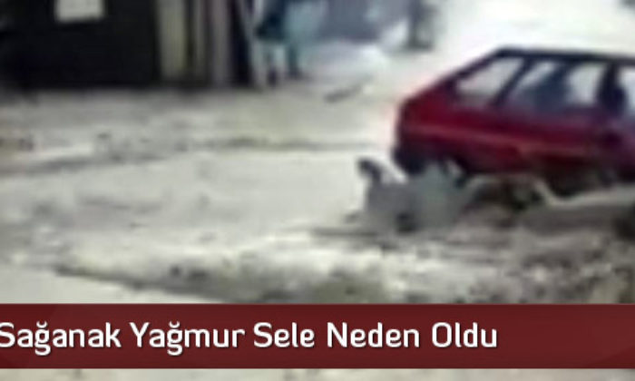 Bayat’ta Sağanak Yağmur Sele Neden Oldu