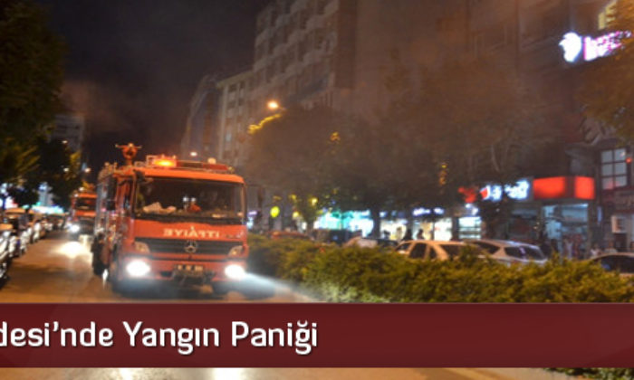 Gazi Caddesi’nde Yangın Paniği
