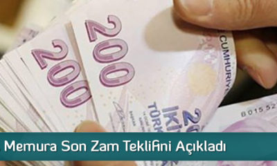 Hükümet Memura Son Zam Teklifini Açıkladı