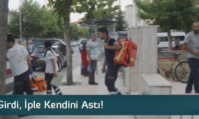 İple Kendini Astı