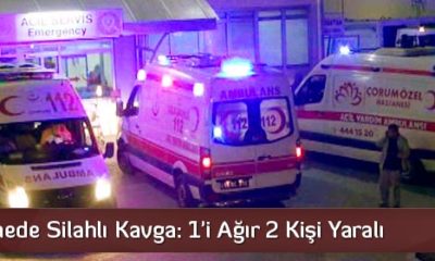 Kahvehanede Silahlı Kavga: 1’i Ağır 2 Kişi Yaralı