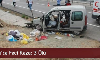 Araç Şarampole Devrildi