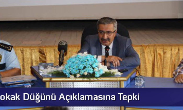 Vali’nin Sokak Düğünü Açıklamasına Tepki