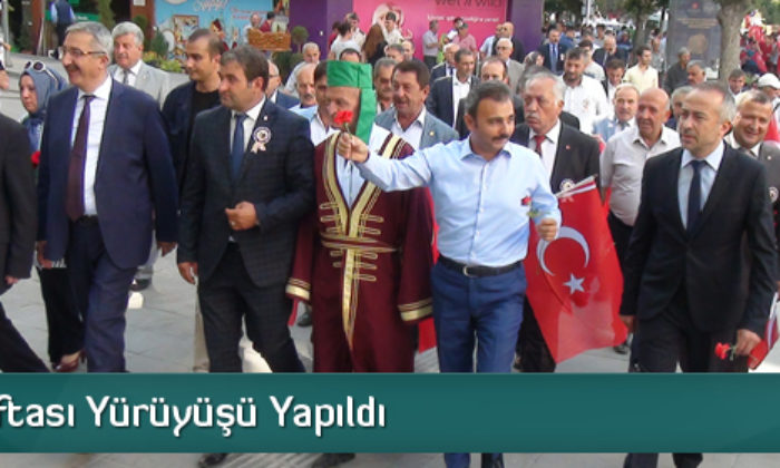 Ahilik Haftası Yürüyüşü Yapıldı