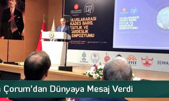 Başbakan Kuzey Irak Konusunda Çorum’dan Mesaj Verdi