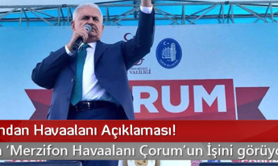 Başbakandan Havaalanı Açıklaması!