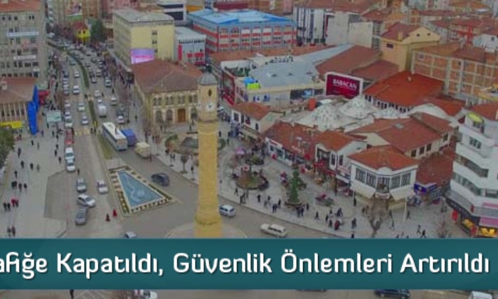 Cadde Trafiğe Kapatıldı, Güvenlik Önlemleri Artırıldı