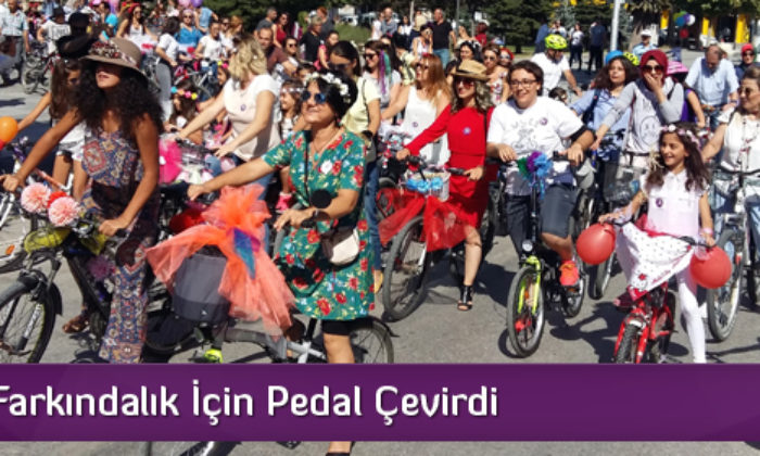 Çorum Kadınlar Farkındalık İçin Pedal Çevirdi