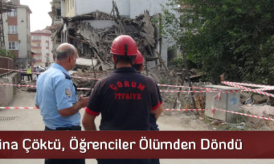 Metruk Bina Çöktü, Öğrenciler Ölümden Döndü