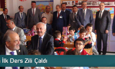 Okullarda İlk Ders Zili Çaldı