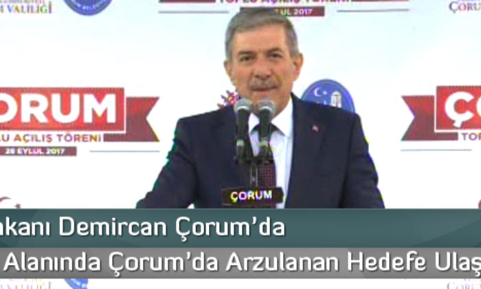 Sağlık Bakanı Demircan Çorum’da