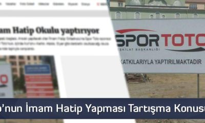 Spor Toto’nun İmam Hatip Yapması Tartışma Konusu Oldu