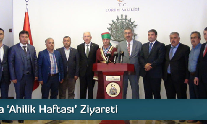 Vali Kılıç’a ‘Ahilik Haftası’ Ziyareti