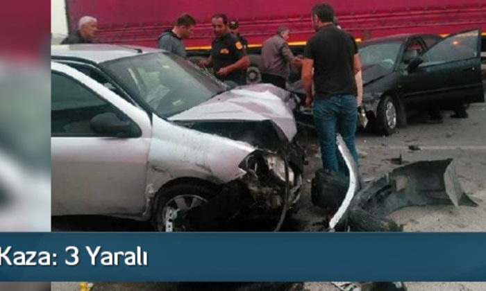 Alaca’da Kaza 3 Yaralı