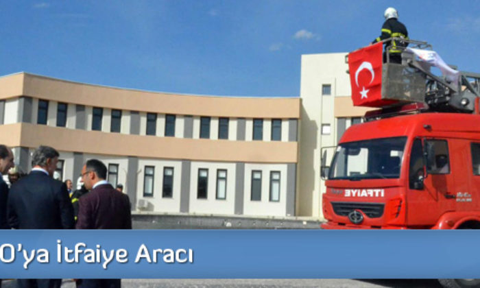 Alaca MYO’ya İtfaiye Aracı