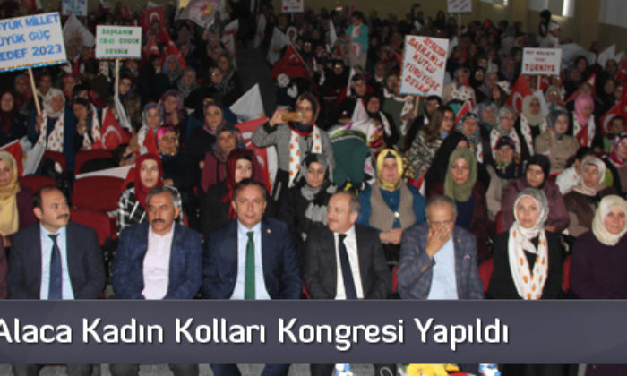 Ak Parti Alaca Kadın Kolları Kongresi Yapıldı